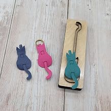 WellieSTR Creative Wood Cutting Dies Cutting Tool Leather Cutting Dies Stencil Cutting Tool Leather Cutting Tool Cat Keychain
