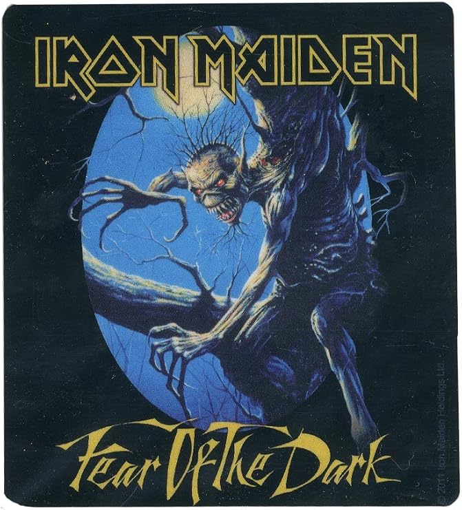 Sticker Iron Maiden Fear of The Dark Album Cover Art English Metal Music Decal