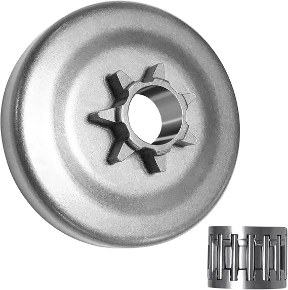 5038730-72 .325" 7T Clutch Drum Sprocket Kit Fit for Husqvarna 345 346 350 353 445 450 445e 450e Chainsaw Fits Jonsered 2159, CS2141, CS2145, CS2149,CS2150, CS2152, CS2159 Chainsaw (2 pcs)