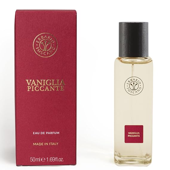 ERBARIO TOSCANO Spicy Vanilla (Vaniglia Piccante) Eau de Parfum Italy Fragrance (50ml, Spicy Vanilla)