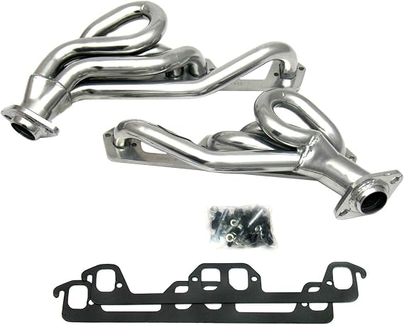 JBA 1945S-1JS 1-1/2" Shorty Stainless Steel Exhaust Header for Ram/Dakota/Durango