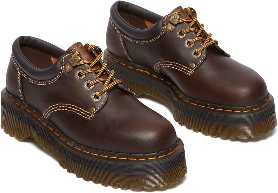Dr. Martens 8053 4i Quad Arc Uni Shoe - Leather Upper - Lace Up Closure - PVC midsole and outsole
