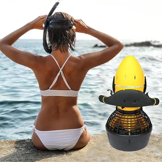 Underwater Thruster,Electric Underwater Propeller,Electric Diving Swimming Boosters with Battery,for Water Sports Swimming Pool & Diving & Snorkeling & Sea Adventures,500W-Lithiumbattery