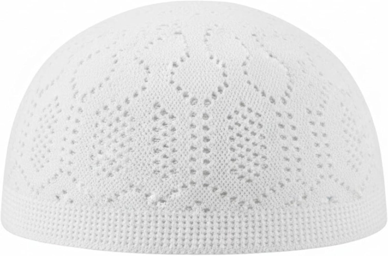 Men Skull Cap Muslim Islamic Prayer Hat Topi Kufi Head Wear Clothing White
