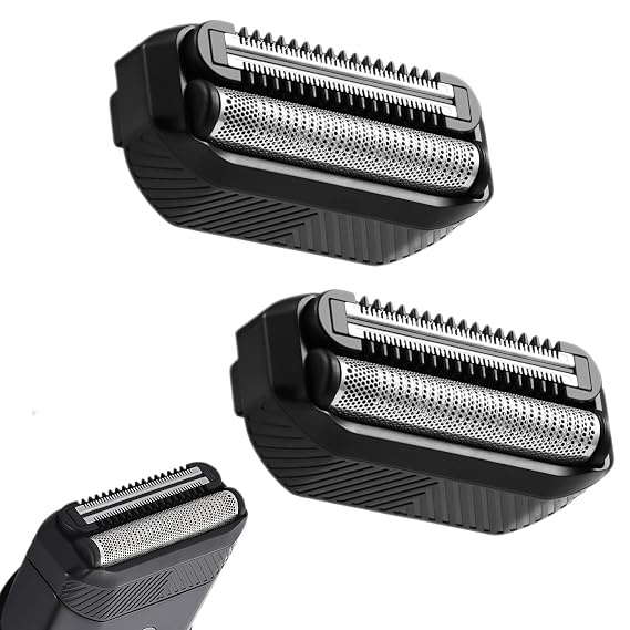 Replacement Foil Blade Compatible with MANSCAPED The Handyman,Foil Blades for Portable Mens Travel Facial Hair Groomer(2Pack)