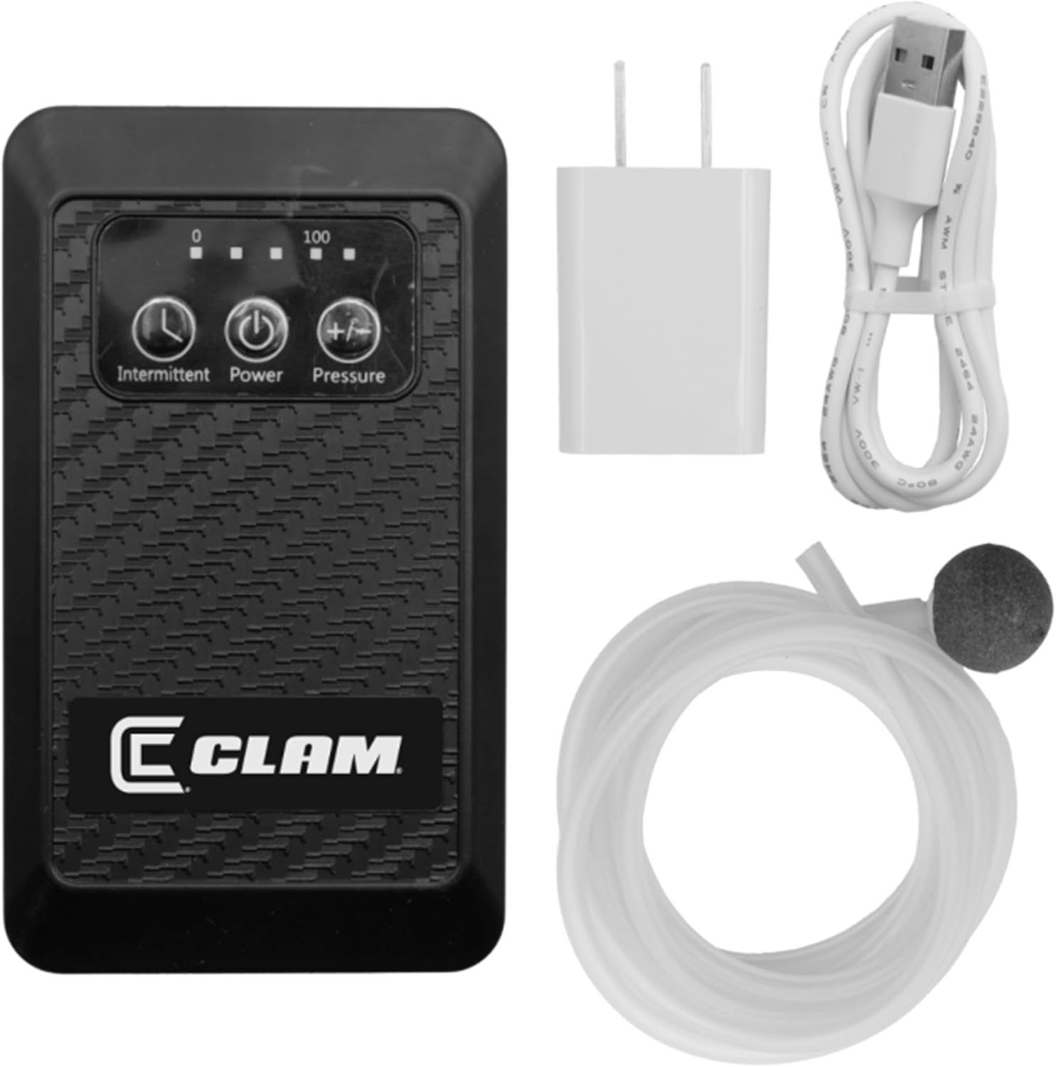 CLAM Lithium Aerator 2.0 – Rechargeable Live Bait Aerator with 50-Hour Battery Life & Adjustable Airflow Settings