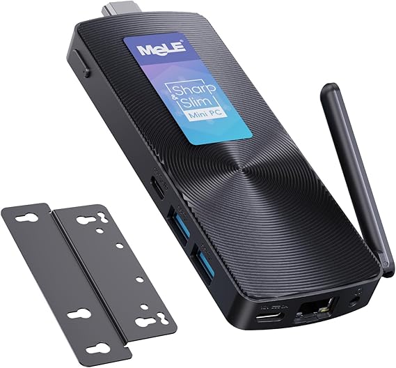 MeLE PCG02 Mini PC Stick, N100 8GB 128GB No OS, USB-C Dual Band WiFi