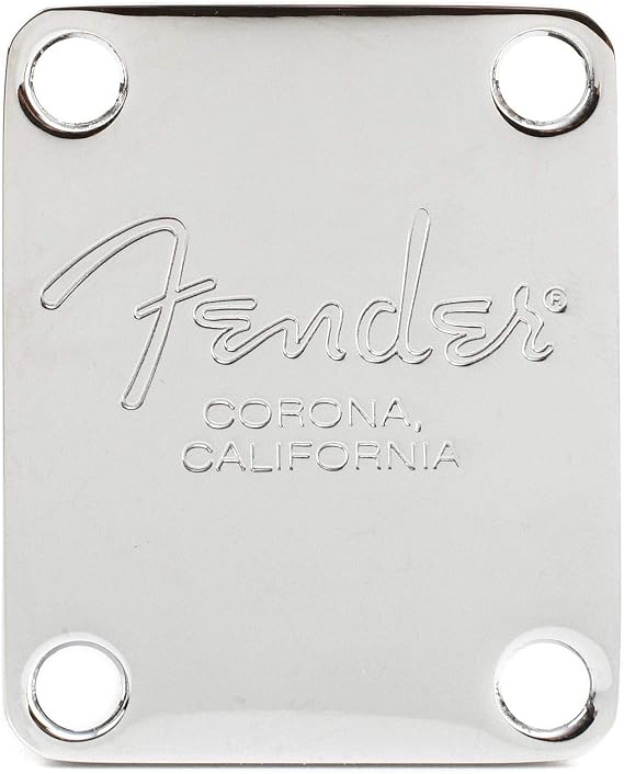 Fender American Standard Bqass Neck Plate - Chrome