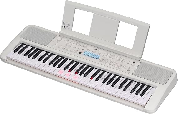 Yamaha EZ-310 Portable Keyboard for Beginners, Convenient Light Guide Function and 61 Touch-Sensitive Keys with 48-Note Polyphony, Includes 2 Online Lessons with Yamaha Music School Teacher
