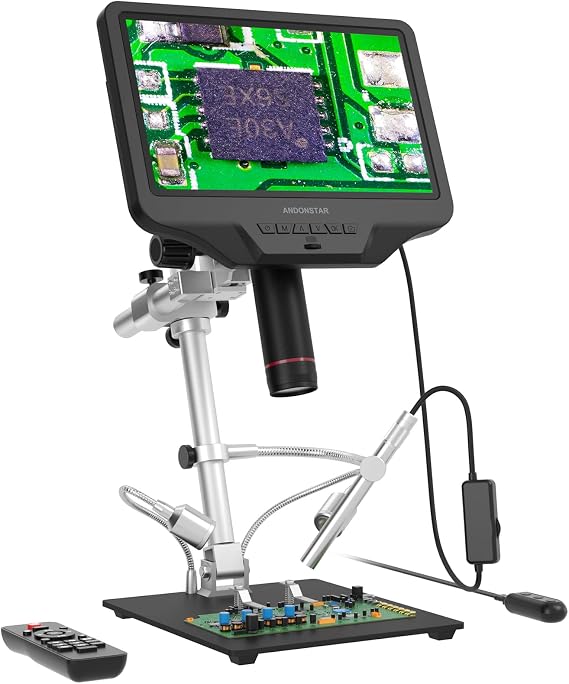 Andonstar AD409 Pro 10.1'' HDMI Digital Microscope with Endoscope
