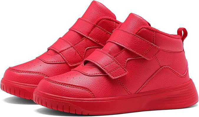 Boys High Top Sneakers Fashion Girls Shoes Lightweight Casual Kids Gym Shoes