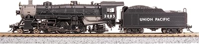 Broadway Limited 8012 Light Pacific 4-6-2, UP 2883, Black wAluminum, Paragon4 SoundDCDCC, N Scale