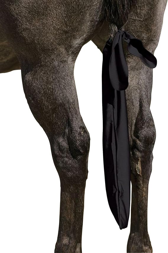 UltraFlex Lycra Tail Bag for Horses | 24" Long | UV Protection | Smooth Stretch Fit | Keeps Tails Clean & Braided