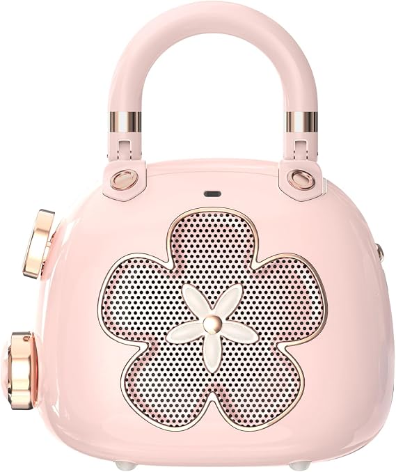 DOSS Candy 2-in-1 Mini Bluetooth Speaker, Loud Audio, Cute Backpack Charm