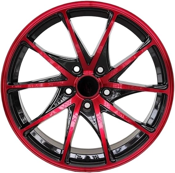 17/18/19/20inch Red Spokes Black Rim Cast Alloy Wheel Hub Car Wheels(17)