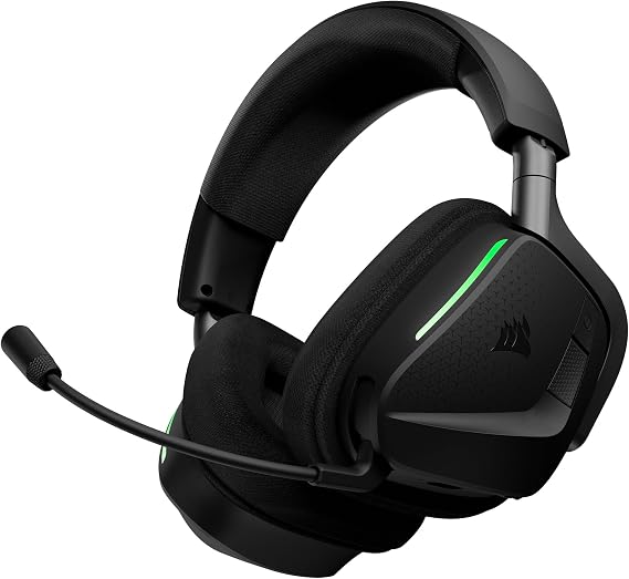 Corsair Void v2 MAX Wireless Multiplatform Gaming Headset for Xbox Series X|S, Xbox One, PC, PS5, PS4, Switch 2, Mobile - Simultaneous 2.4GHz+Bluetooth, 70Hr Battery, Clear Microphone - Carbon