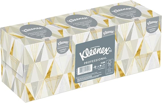 Kimberly-Clark Professional Kleenex Facial 2-Ply Tissue - 3 Boxes per Pack