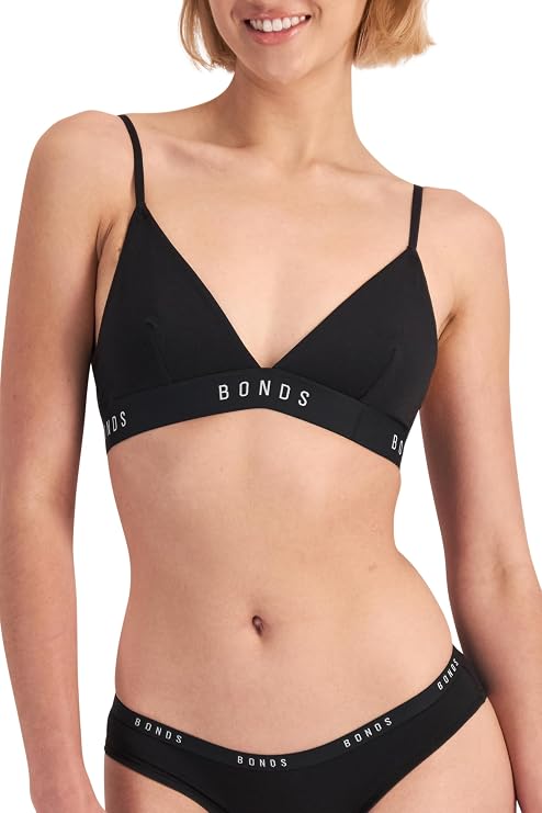 Bonds Women's Wireless Bralette Soft Cotton-Modal, Stretchy & Adjustable, Comfortable Everyday Fit