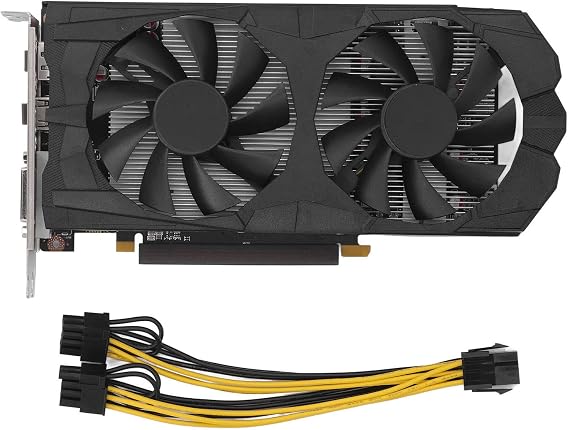 Gaming Graphics Card,8GB Storage Multi Port Rtx 3070,Excellent Performance Smooth Desktop Computer Graphics Cardfor 10 Vista (RX580 8G D5)