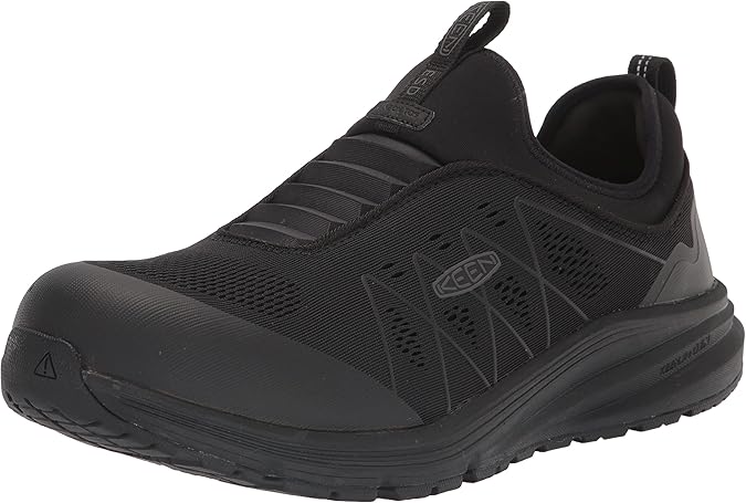 KEEN Utility Men's Vista Energy Shift Composite Toe ESD Slip On Work Shoes | Safety Work Shoes
