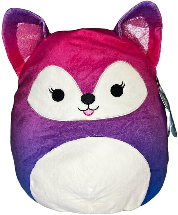 Squishmallows Rare 16-Inch Syana The Fox Plush - Add Syana to Your Squad, Ultrasoft Stuffed Animal Large Plush Toy, Official Kellytoy Plush