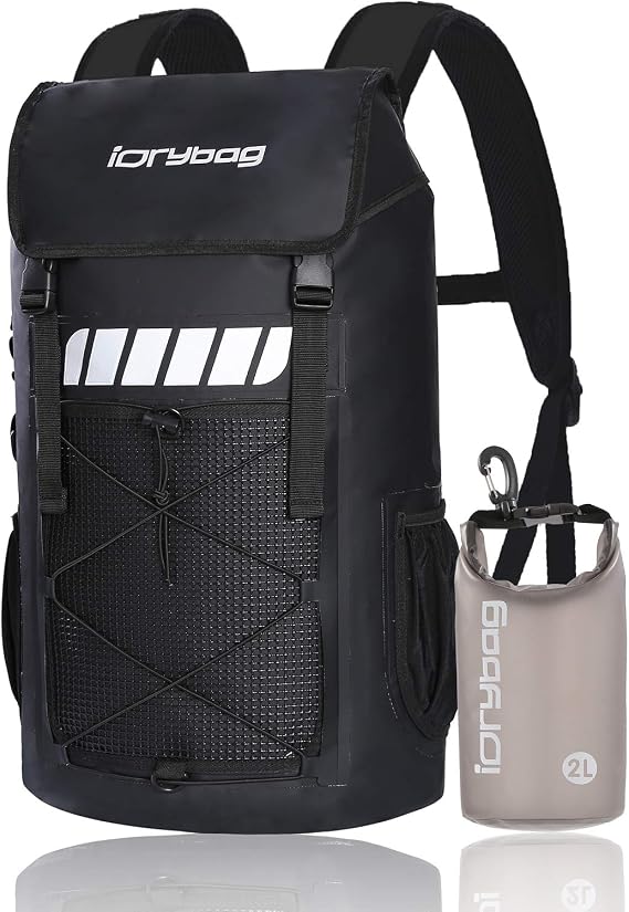 IDRYBAG Waterproof Backpack for Men 25L/45L, Dry Bags Kayak, Dry Backpack Camping Hiking