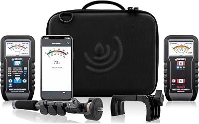 Tramex Water Damage Restoration Tech Kit WDTK | Moisture Encounter ME5 & CME5 with Extension Handle, Carry Case & App | Non-destructive Testing of Concrete & Wood Floors, Walls & Ceilings
