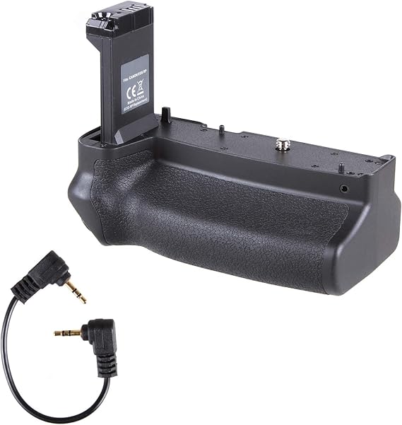 Power Battery Grip for Canon EOS R8 RP Camera, Vertical Shutter Release Grip with 2X LP-E17 Battery Slots, for Extended Shooting,Slots for Storing Battery Cover