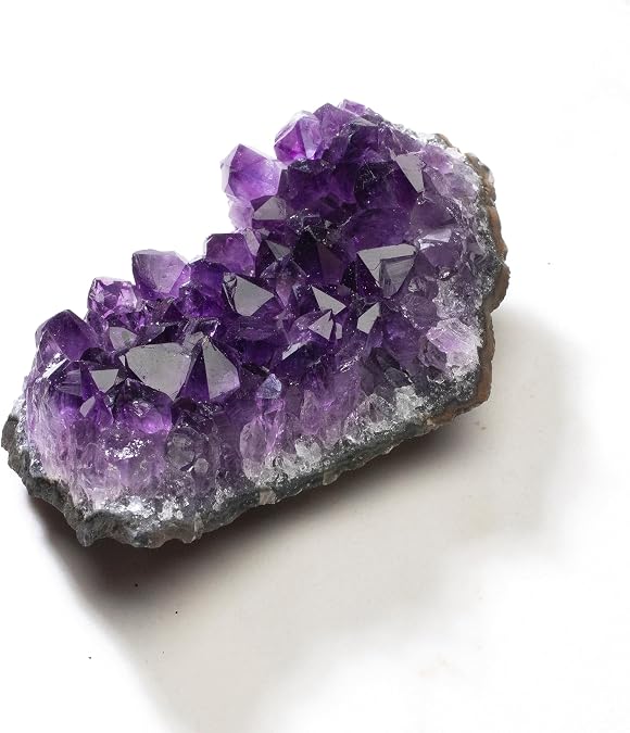 KALIFANO AAA+ Amethyst Geode - High energy Amatista Crystal from Uruguay - Natural Reiki Wicca Rock with Healing and Calming Effects (Family Owned and Operated)