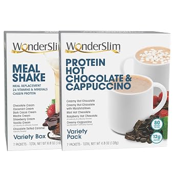 WonderSlim Meal Replacement Shake & Protein Hot Drink Bundle
