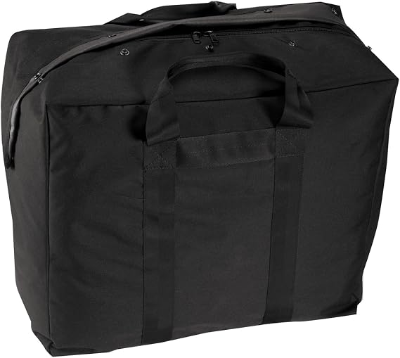 Rothco Enhanced Aviator Kit Bag - Heavy-Duty Outdoor Gear Carry Bag for Additional Storage, Olive Drab