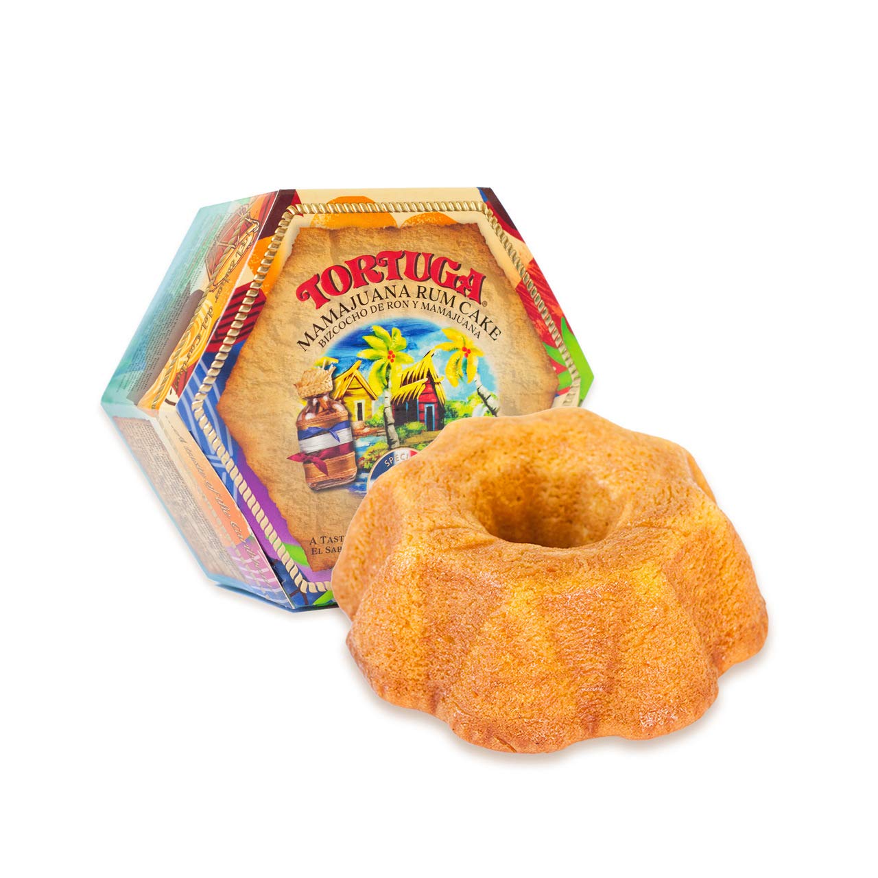 TORTUGA Kentucky Bourbon Butter Cake - 4 Oz. - 2 Pack - The Perfect Premium Gourmet Gift for Stocking Stuffers, Gift Baskets, and Christmas Gifts - Great Cakes for Delivery