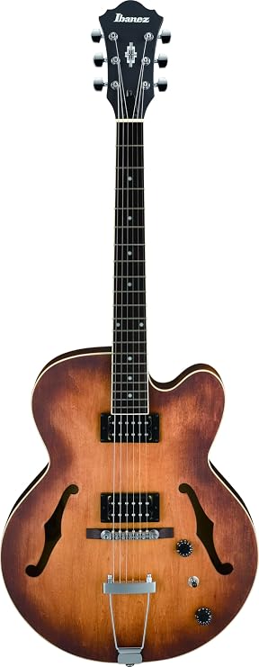 Ibanez Artcore AF55 Hollowbody Electric Guitar - Tobacco Flat
