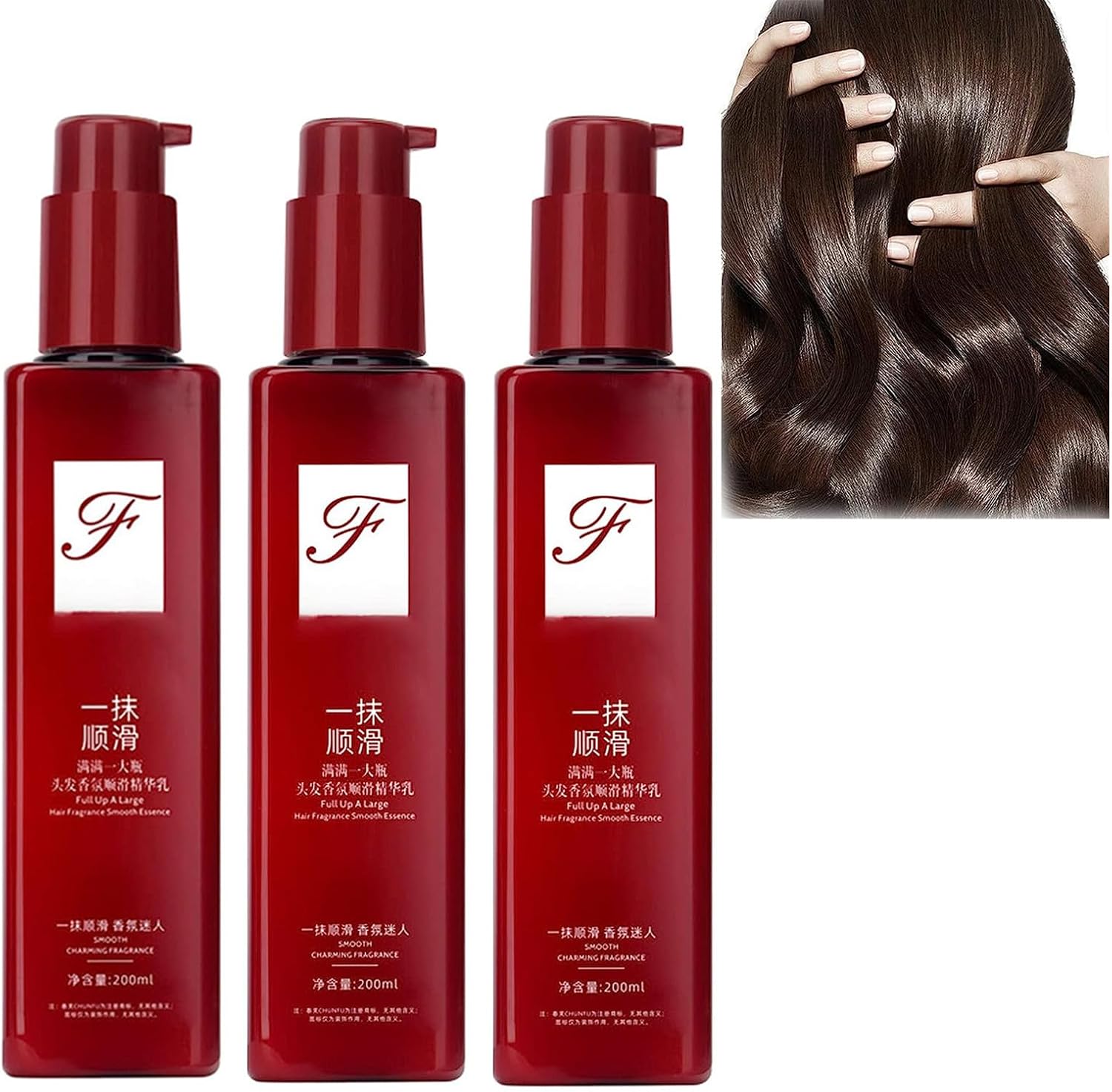 A Touch of Magic Hair Care, Magic Hair Care Serum, Hair Smoothing Leave-in Conditioner, Nourishing Hair Conditioner, Hair Treatment, Smoothing Hair Cream for Frizzy Hair 3PC