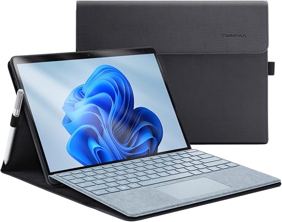 Omnpak Case for Microsoft Surface Pro 8 13 inch,Black