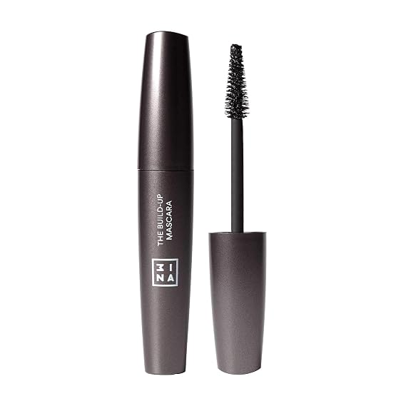 3INA Makeup Cruelty Free Paraben Free Vegan Build Up Mascara 12.5ml Black