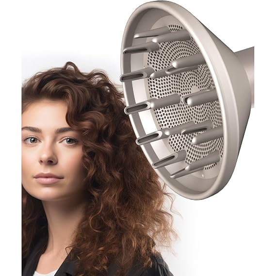Diffuser Attachment for Shark FlexStyle, Styling Tool for Wavy, Curly, Coily Hair, Enhance Natural Curls Accessories for Flex Style Styler - Not for Blow Dryer