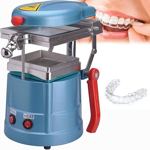 1000W Vacuum Forming Machine Power Former Heat Molding Tool w/Steel Balls Former Dental Lab Equipment Dental Molder Heat Thermoforming Equipment
