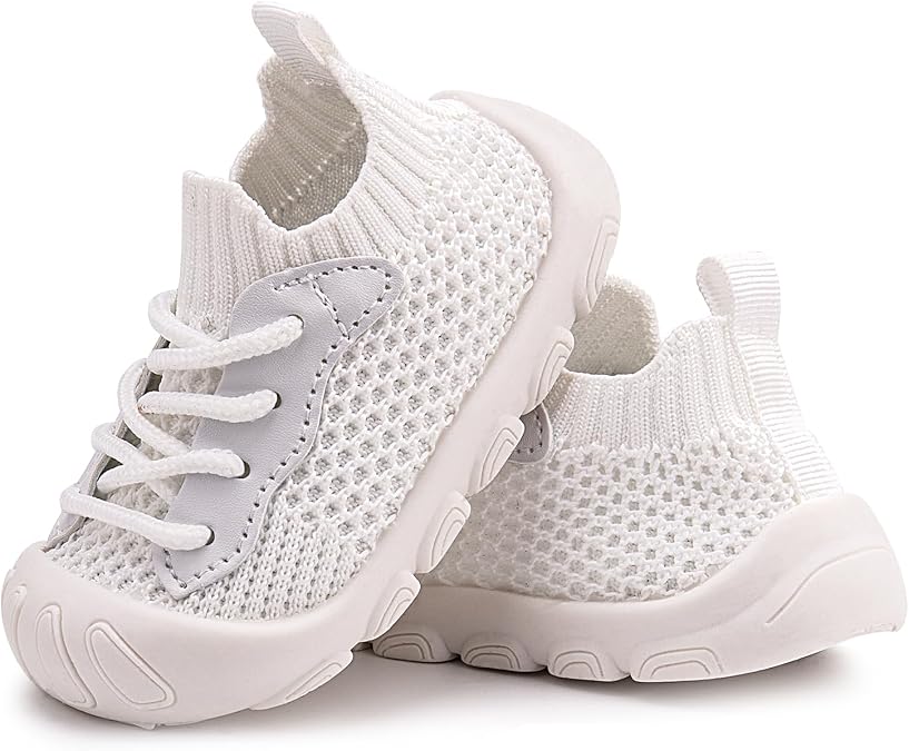 Chase Dreams in Comfort:Toddler Shoes & Sneakers | Breathable Mesh for Active Boys & Girls | Lightweight with Non-Slip Soles | Supporting First Steps from 6-24 Months to 1-4 Years(3/4/5/6/7/8T)