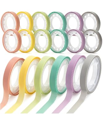 Mr. Pen- Highlighter Tape, 12 Rolls, 0.31 x 16.5 ft, Morandi Bible Highlighter Tape, Colorful Highlighter Strips