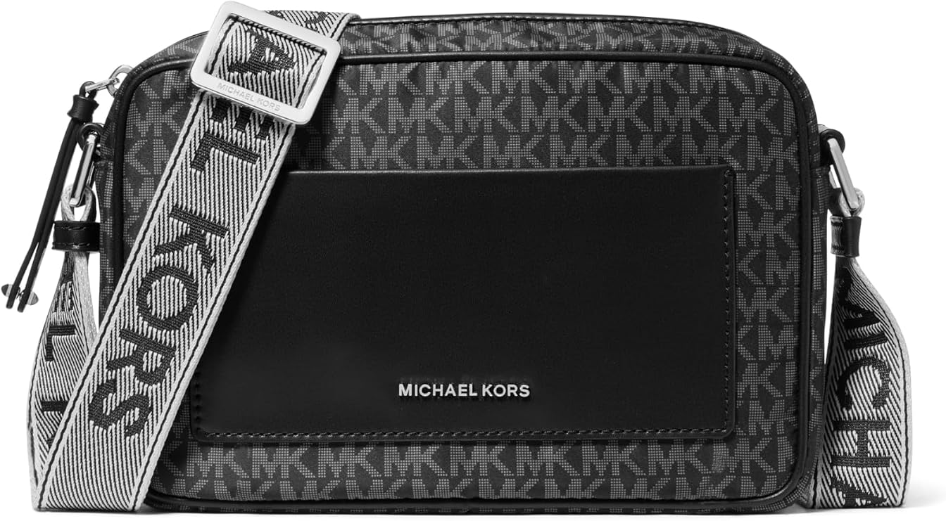 Michael Kors Jet Set L Size Webbing Strap Crossbody Bag