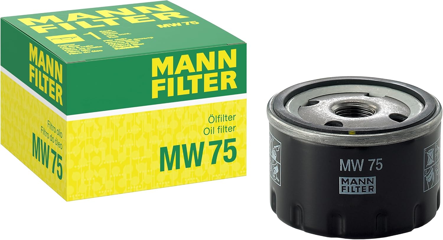 Original MANN-FILTER Oilfilter MW 75 - for motorcycles
