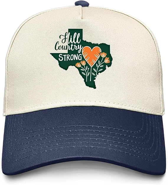 Hill Country Strong Texas Hat Trucker Hat Men Funny Mesh Cap for Summer