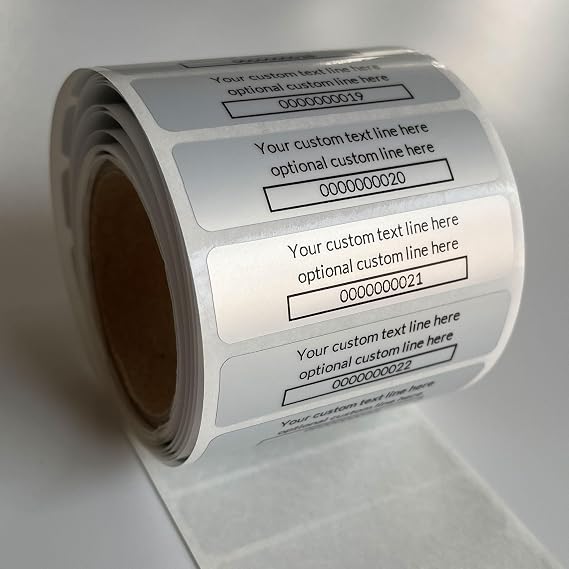ZbZcYmt Asset Tags - Customized (Roll of 520)