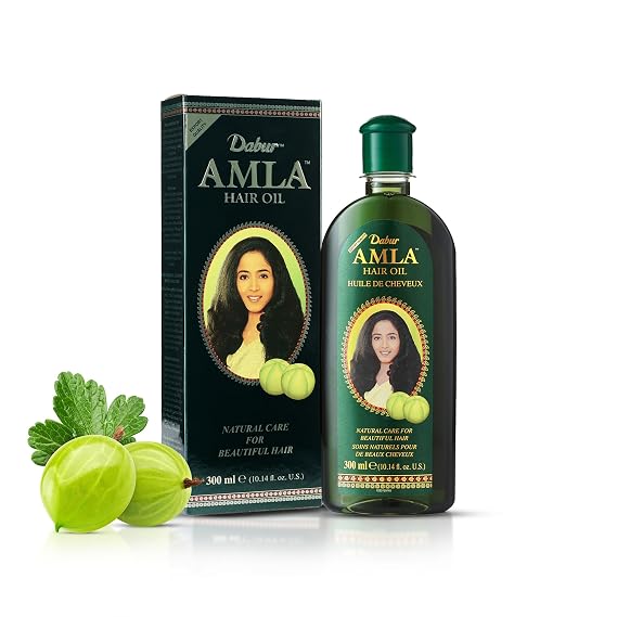 Dabur Amla Hair Oil Nourishing with Pure Amla Oil For Hair Growth, 300 ml
