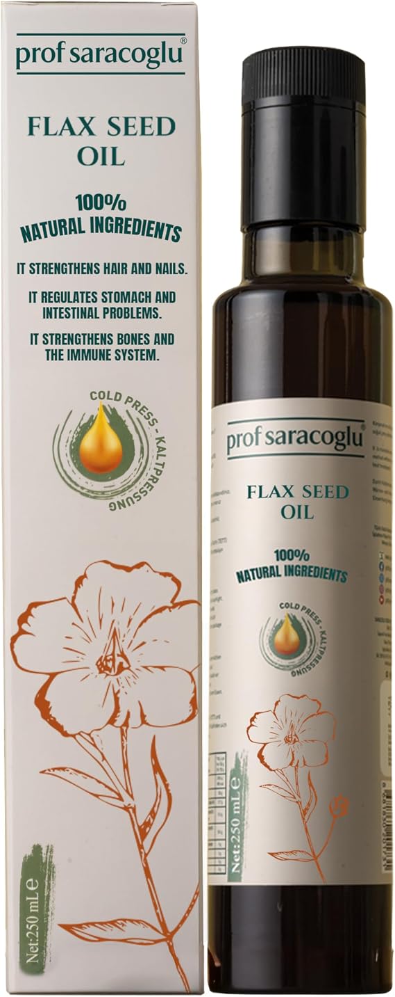 Prof Saracoglu Soğuk Pres Keten Tohumu Yağı 250ml