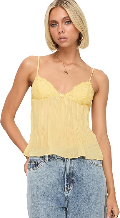 Princess Polly Women's Zami Pleat Top