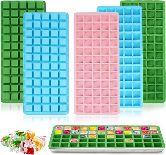 Silicone Food Molds for Harvest Right Freeze Dryer, Medium Square Trays Dividers Food for mold for Freeze Fruits Candy Chocolate Vegetable Freeze Drying Accessories 5