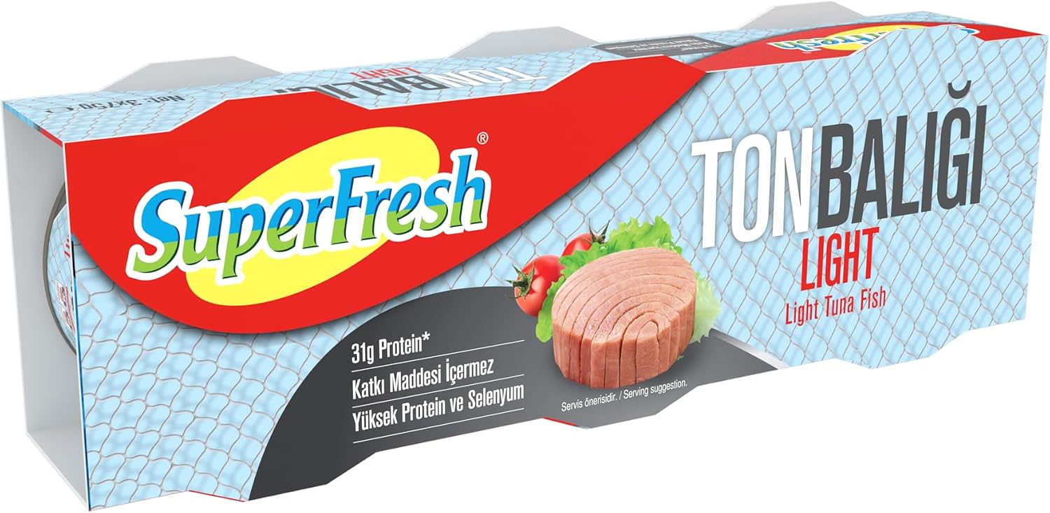SuperFresh Konserve Ton Light 75 Gr x 3 Adet