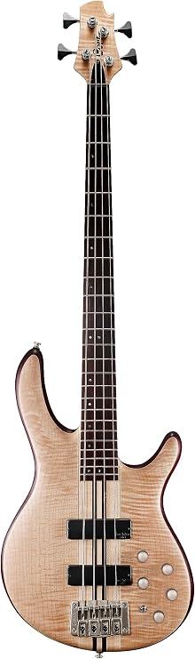 Cort Artisan Series A4 Plus Bass Guitar, Open Pore Natural